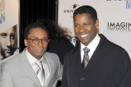 Spike Lee and Denzel Washington